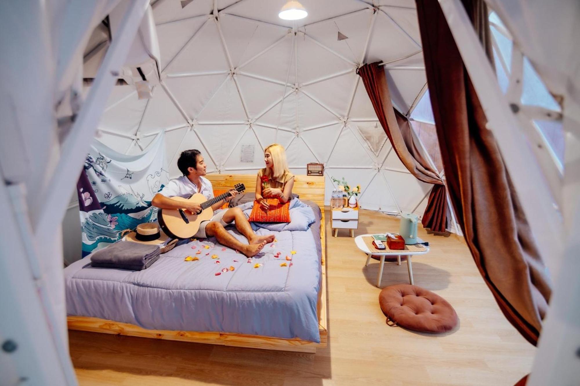 Phu Morinn Camping ม่อนแจ่ม Mon Jam Esterno foto